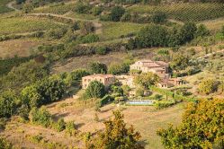 View of Villa Felceto vacation villa in Tuscany